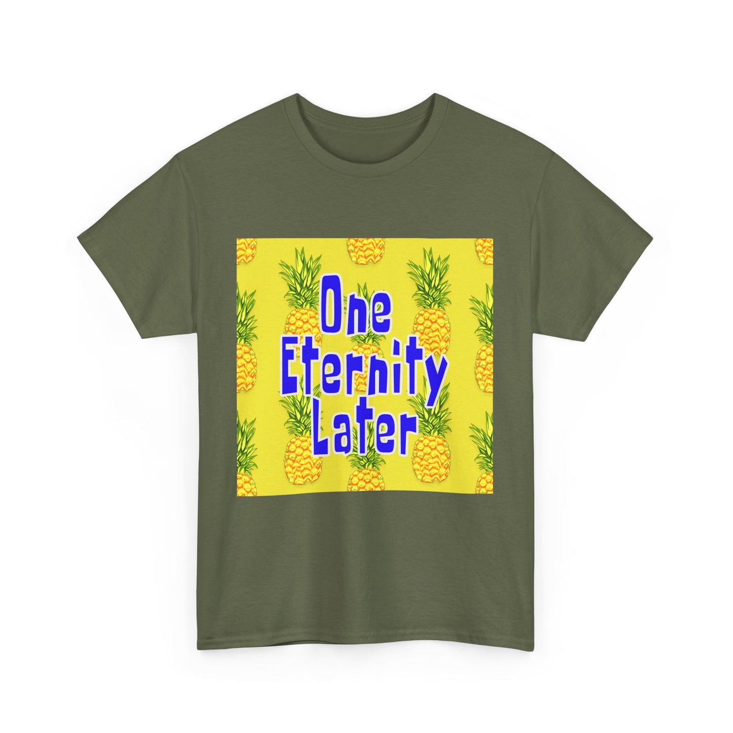 One Eternity Later, Unisex Heavy Cotton Tee, SpongeBob, cartoons, t-shirt, t-shirts, tshirt, png, funny, kids