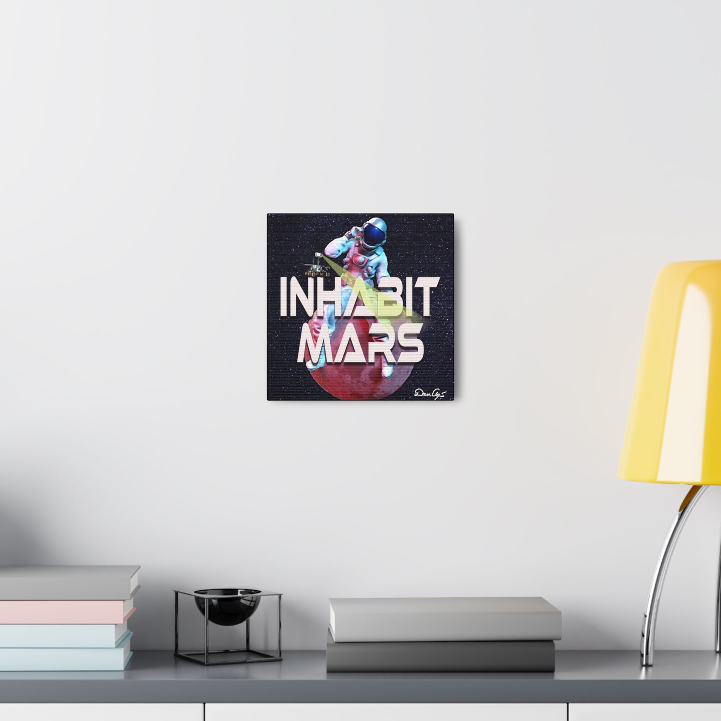 Inhabit Mars, Canvas Gallery Wraps, Space, SpaceX, Universe, Multiverse, Graphic Design, png