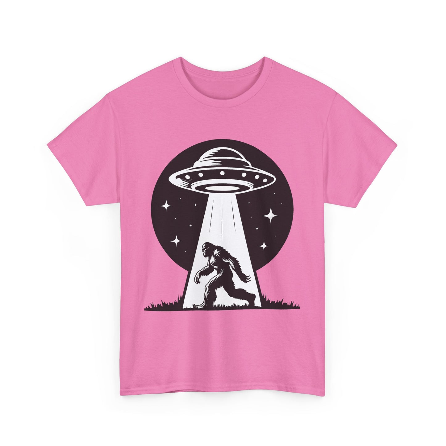 Beam Bigfoot up, UFO, Unisex Heavy Cotton Tee, Graphic Design, png