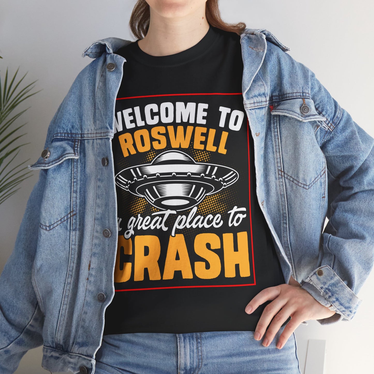 Roswell, UFO, Unisex Heavy Cotton Tee, graphic design, png, t-shirts, t-shirt, tshirts