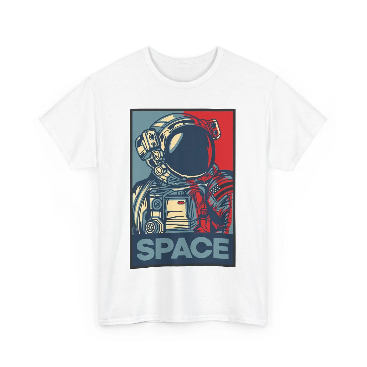 Space, Unisex Heavy Cotton Tee, Space Race Tee. spacex